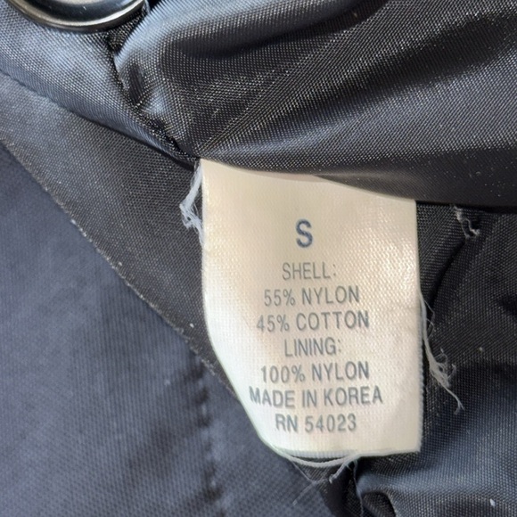 GAP Vintage Men's Black All Weather Jacket Button Up Interior/Exterior Pockets - Picture 6 of 13